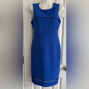 Elegant Blue Sleeveless Dress